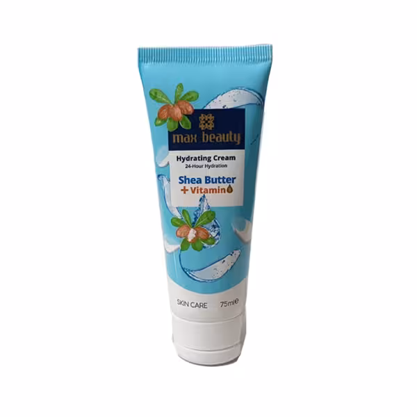 کرم آبرسان تیوپی شی باتر مکس بیوتی 75 میلی لیتر | Max Beauty Shea butter Hydrating Cream 75ml