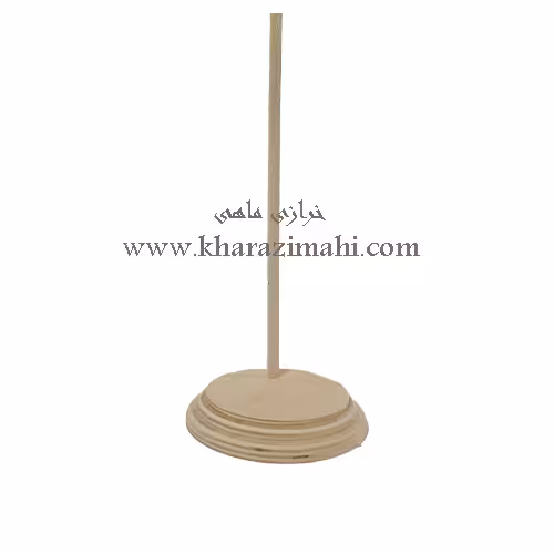 پایه استند چوبی گرد طرح B