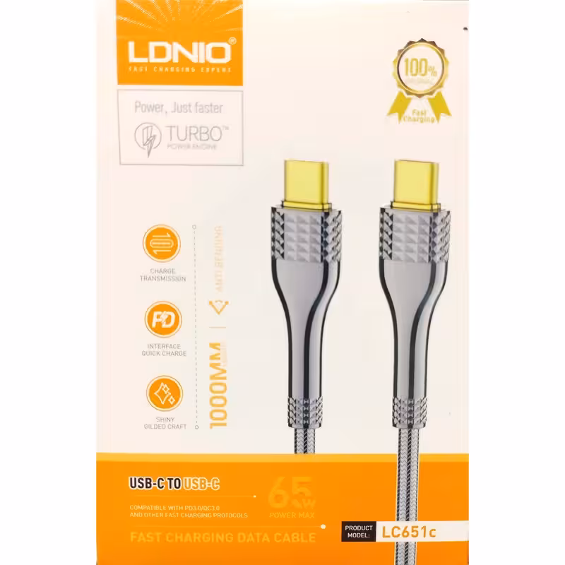 کابل تایپ سی LDNIO مدل LC651c