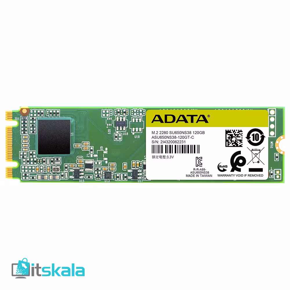 قیمت و خرید حافظه SSD ای دیتا مدل SU650 120GB M.2 2280 | ITSKALA