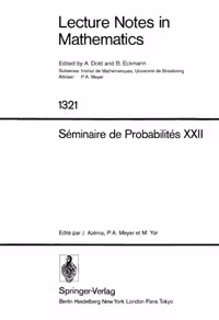 خرید و دانلود نسخه کامل کتاب Seminaire de Probabilites XXII