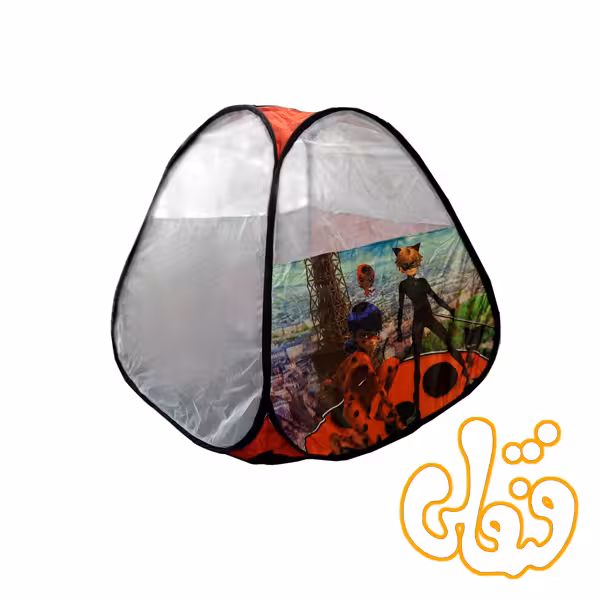 چادر فنری مسافرتی طرح دختر کفشدوزکی