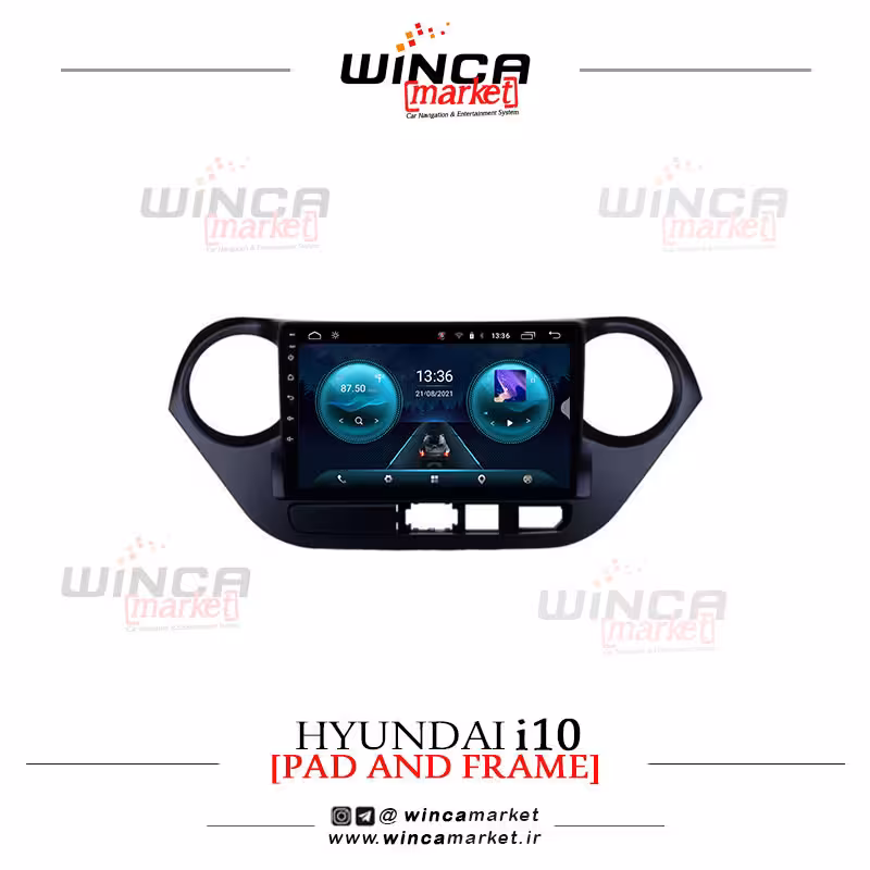 مانیتور فابریک اندروید هیوندای آی i10 سری اس S400 پلاس وینکا WINCA مدل RS855