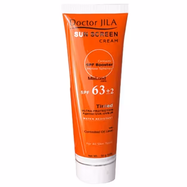 کرم ضد آفتاب SPF63 رنگی دکترژیلا 50گرم Doctor Jila