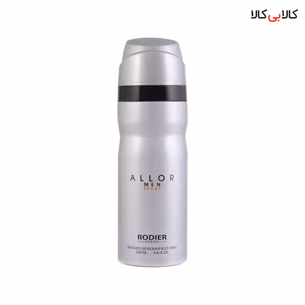 اسپری بدن رودیر الور من اسپرت مردانه حجم 200 میلی لیتر