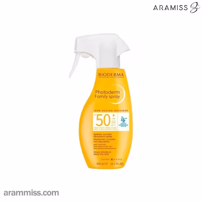 اسپری ضد آفتاب مایع آب‌رسان فتودرم SPF 50 بایودرما
