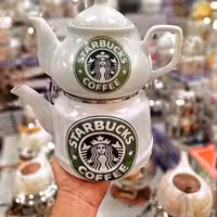 کتری قوری لعابی لوله دار