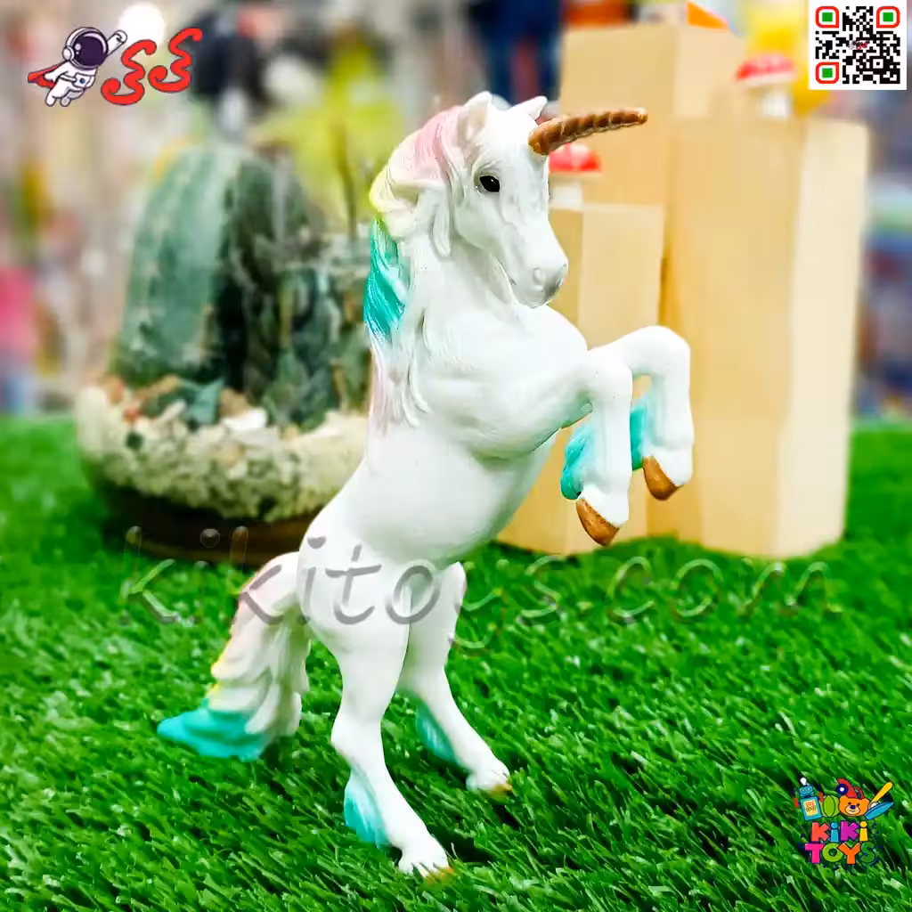 فیگور حیوانات ماکت اسب تک شاخ یونیکورن Unicornis 855