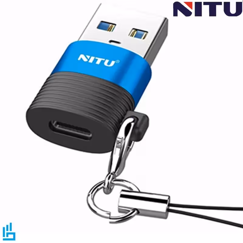 تبدیل OTG تایپ سی type-c به USB نیتو مدل NITU NN35