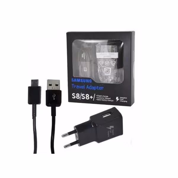 شارژر دیواری سامسونگ مدل S8 Plus   کابل Type-C