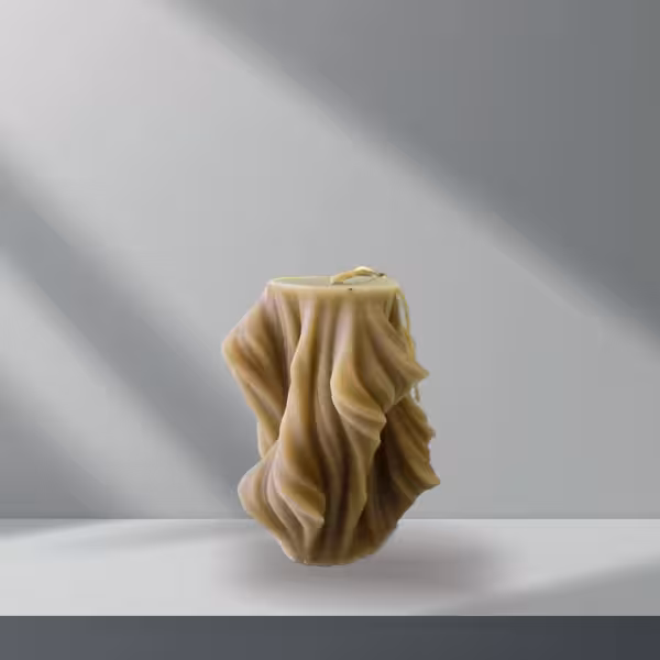 شمع دکوری گیسو نسکافه ای