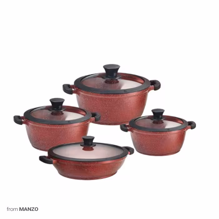 سرویس قابلمه 8 پارچه زرساب مدل ماربلینا