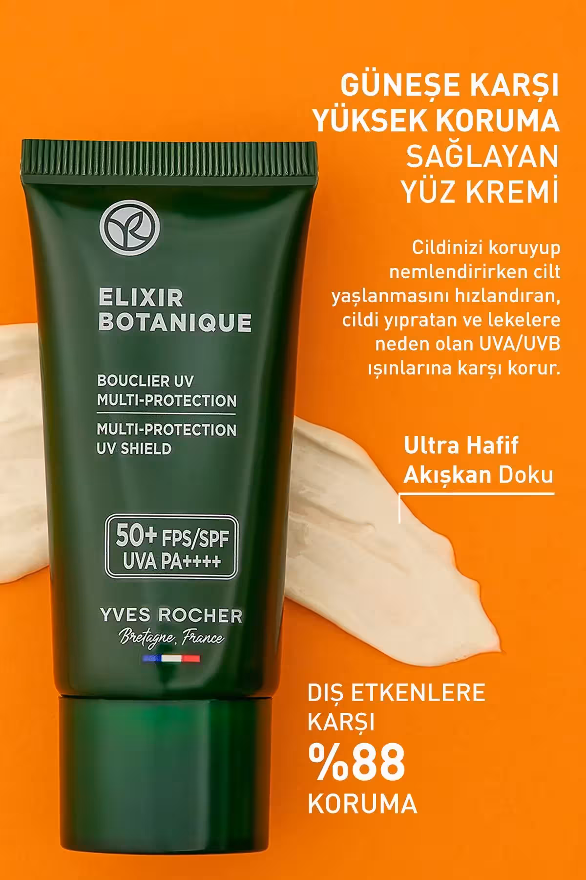 نوشیدنی گیاهی آنتی‌اکسیدان الکسیر گیاهی ضد لک کرم ضد آفتاب صورت با SPF 50 - ویتامین E - 30 میلی‌لیتر - 9796