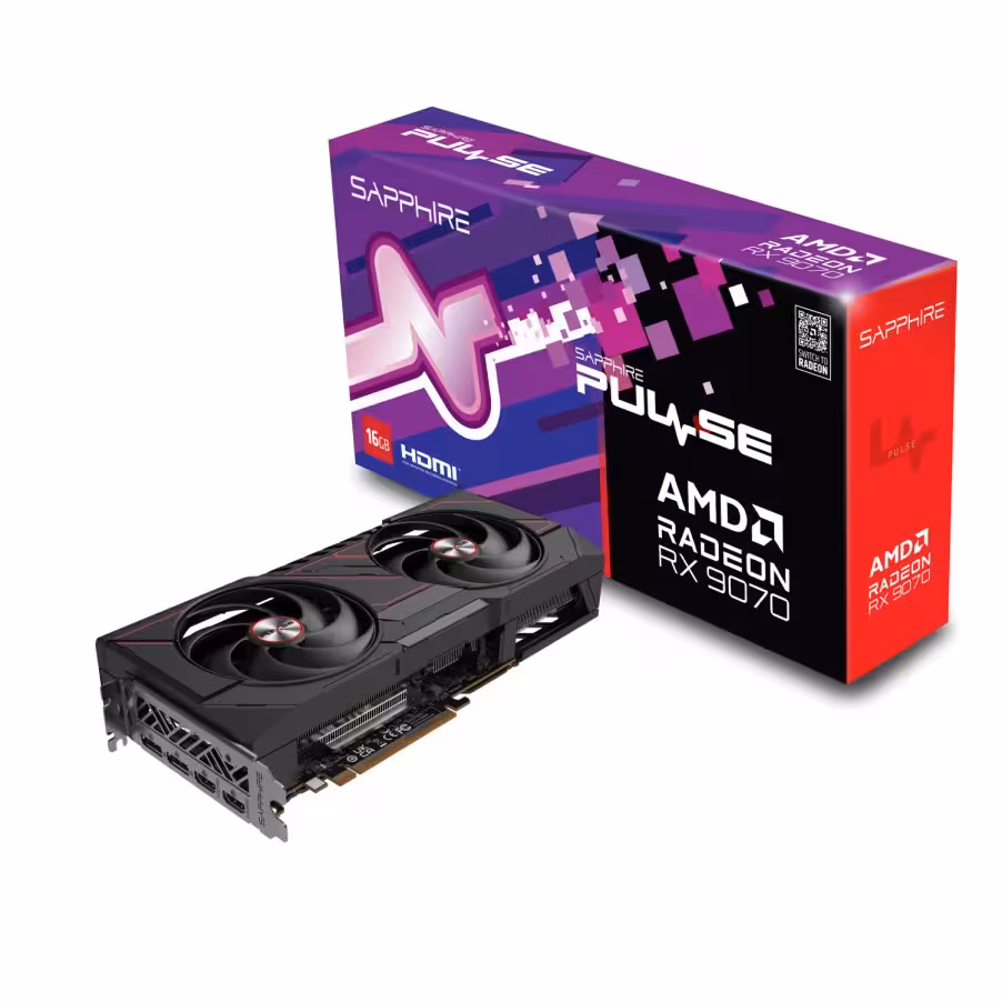 کارت گرافیک سافایر مدل PULSE AMD Radeon RX 9070 16GB