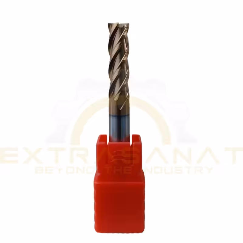 فرز انگشتی الماس 8x8Dx75L-4F HRC55 برند Max Power