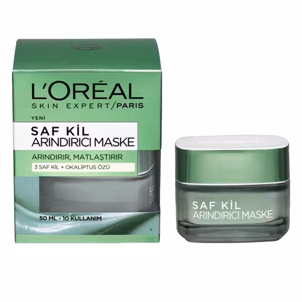 ماسک پاکسازی صورت لورال حاوی خاک رس و عصاره اکالیپتوس حجم 50 میلی