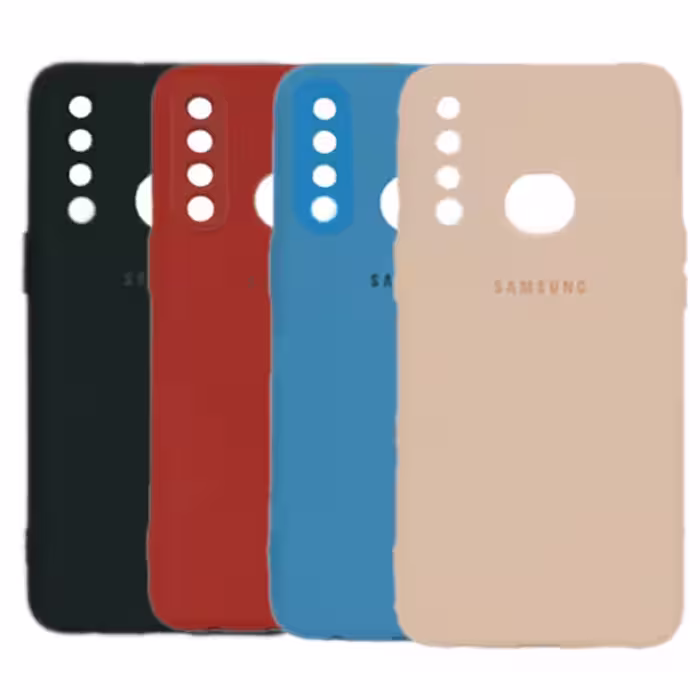 قاب سیلیکونی محافظ لنزدارسامسونگ Silicone Cover For Samsung Galaxy A20S