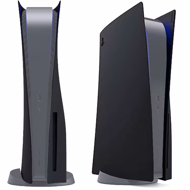 PS5 Console Covers – Midnight Black