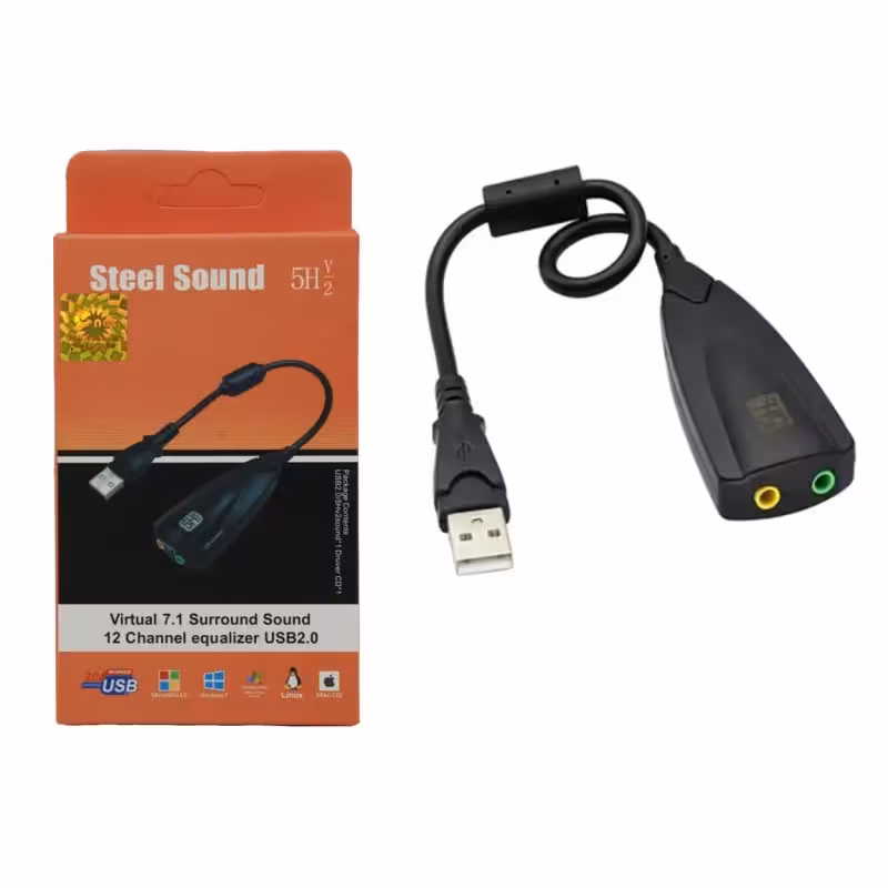 کارت صدا USB کابلی پک نارنجی