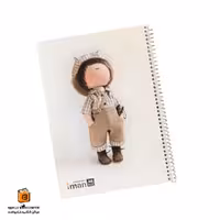 دفتر خط دار 40 برگ عروسکی ایمان (iman)