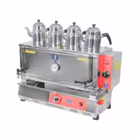 چای ساز صنعتی 4 قوری گازی ترموستاتیک سلطان SU-GT444
