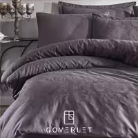 روتختی خاکستری کاوری طرح‌دار دونفره مدل Arven