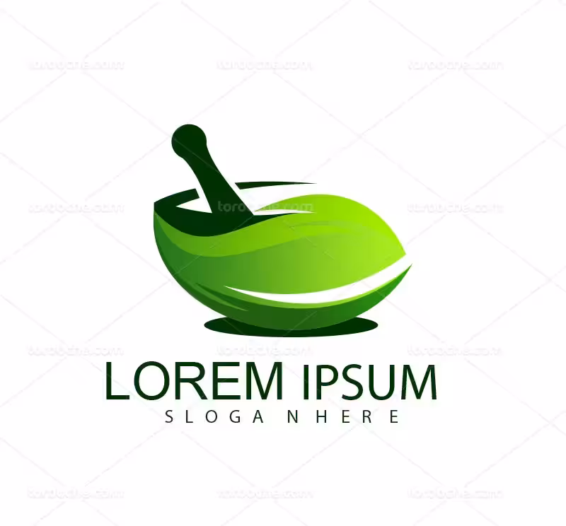 لوگو طب سنتی | گرافیک با طعم تربچه