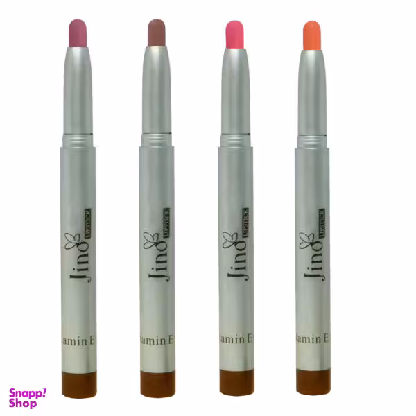 رژ لب مدادی ژینو (Jino) مدل JI1 مجموعه 4 عددی