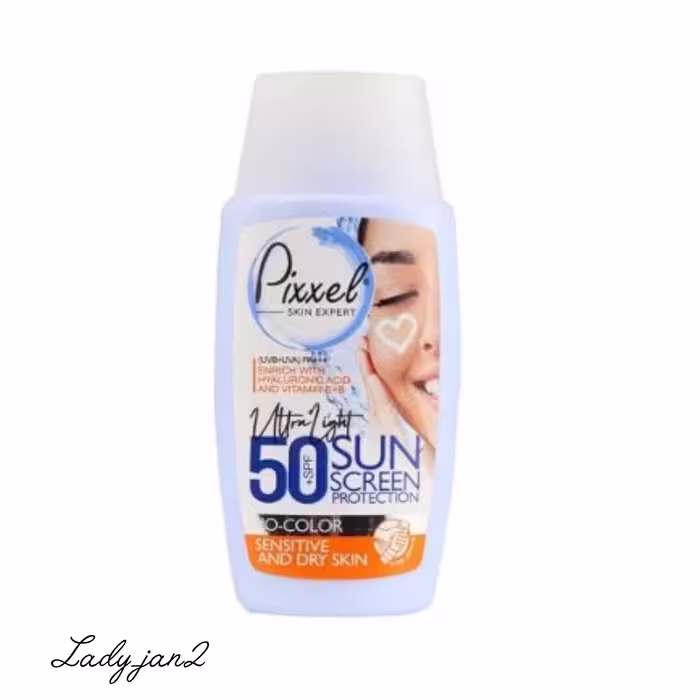 ضد آفتاب بی رنگ پوست خشک  SPF50 پیکسل