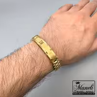 دستبند رولکس طلایی رنگ ثابت|14040516