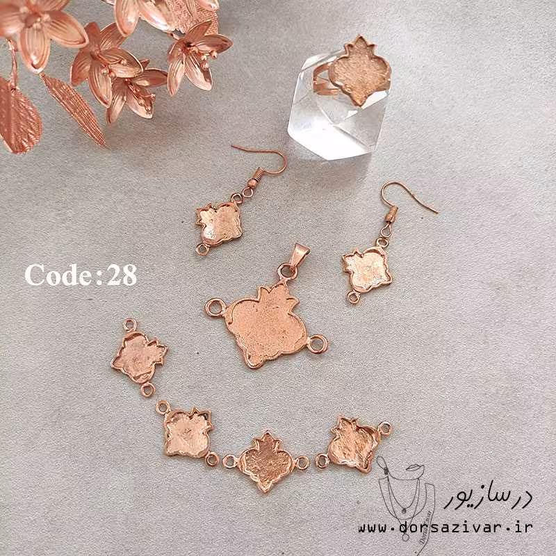 نیم ست زیر ساخت فیروزه لارا