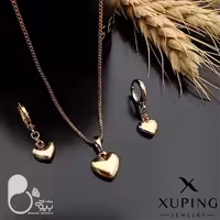 نیم ست قلبی ژوپینگ با زنجیر