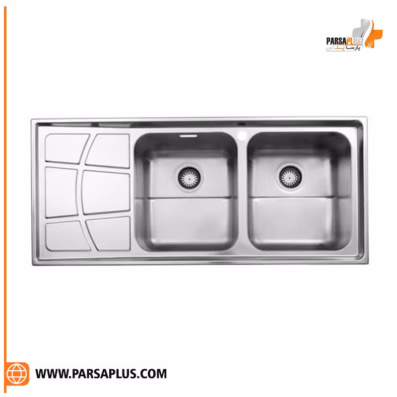 سینک استیل البرز مدل 762 توکار