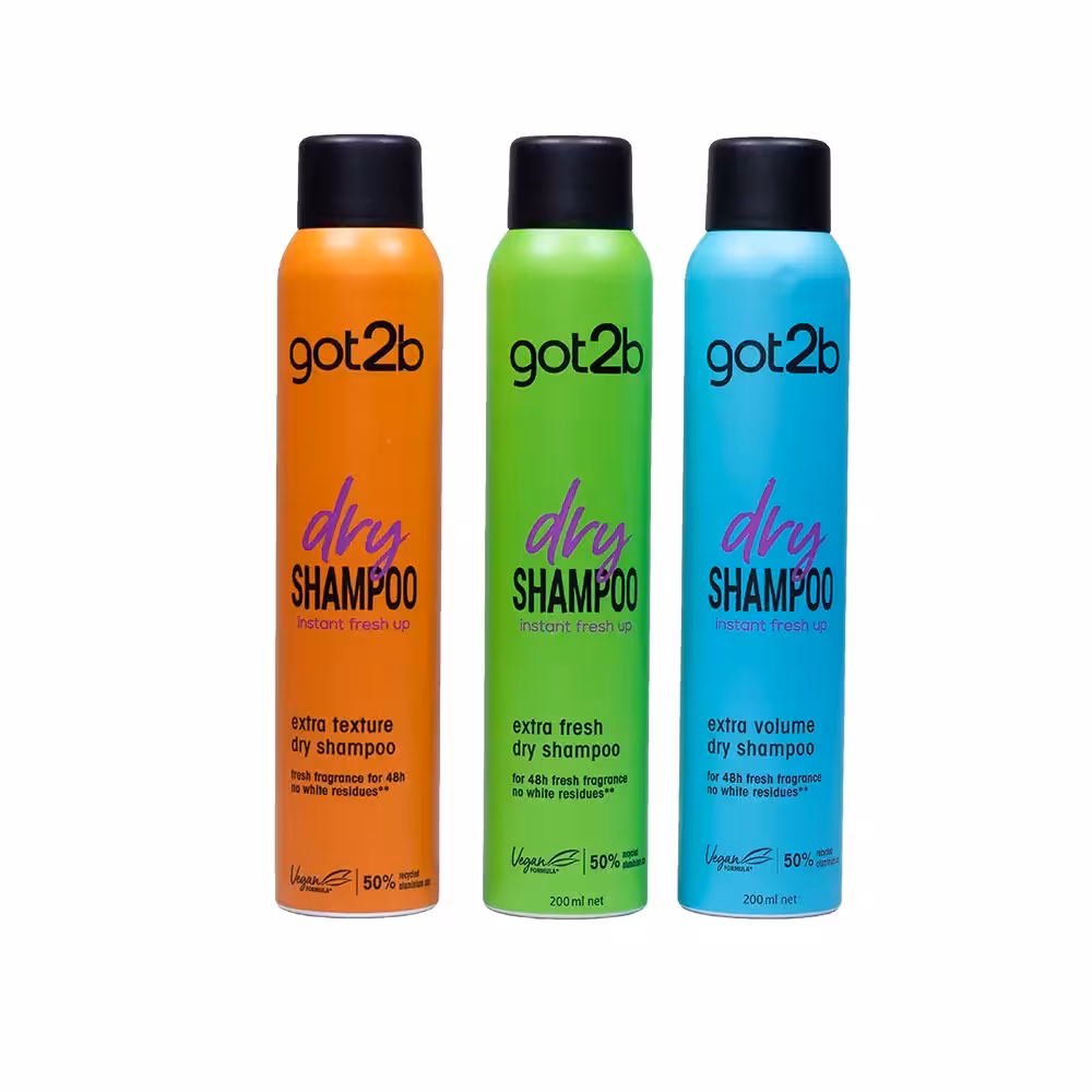 شامپو خشک گات تو بی وگان تکسچر 200 میل got2b Dry shampoo