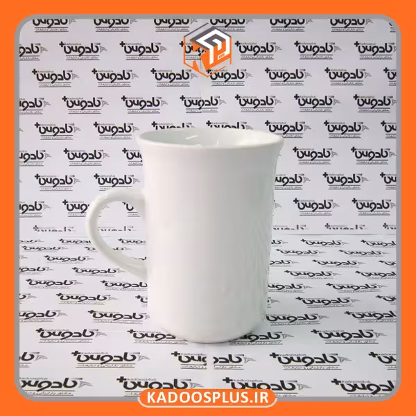 ماگ سرامیکی باریک بلند سفید