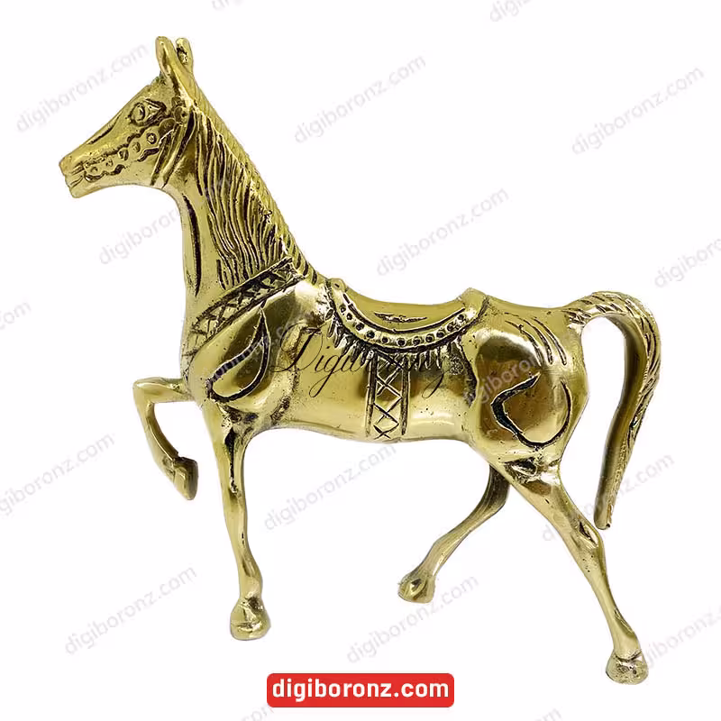 دکوری برنجی برنزی مدل اسب