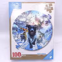 پازل 100 قطعه فنسی طرح FANCY HAPPY WINTER