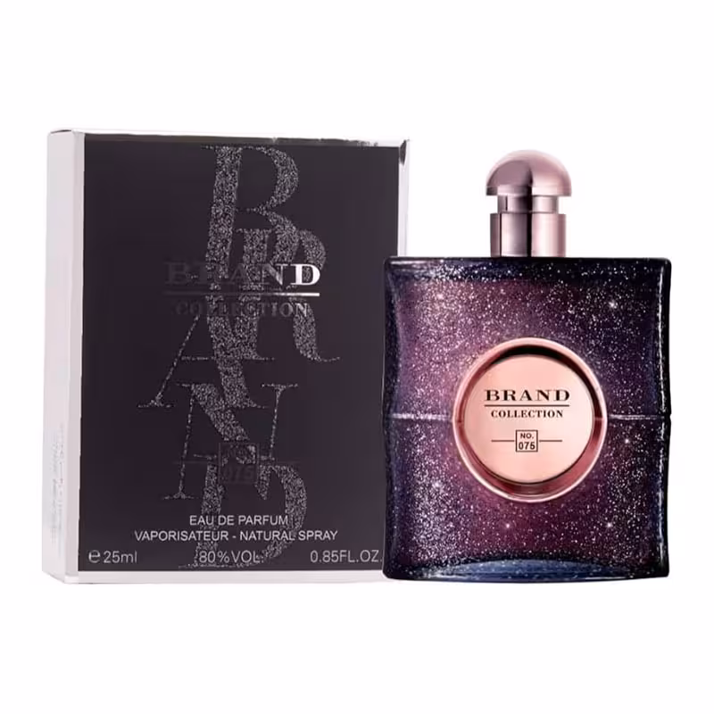 ادکلن زنانه برند کالکشن کد 075 رایحه رایحه بلک اوپیوم نویت بلانچ (Si Rose Signature Giorgio Armanio) حجم 25 میل - Brand Collection