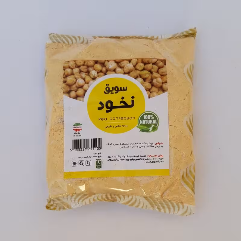 سویق نخود 250 گرمی موسسه پژوهشی طبی بازرگانی سیمرغ ( تقویت و رفع مشکلات مفاصل، افزایش توان جننسی یا قوه باه مردان)