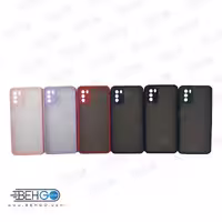قاب A02 S کاور محافظ مدل پشت مات اصلی دور سیلیکونی گوشی سامسونگ A02S