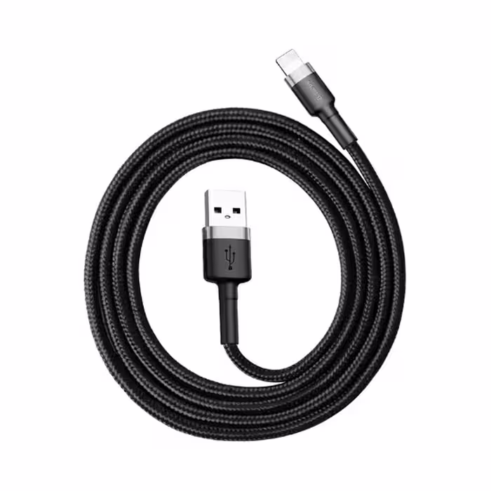 کابل 1 متری USB به Lightning بیسوس مدل Baseus Cafule CALKLF