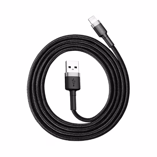 کابل 1 متری USB به Lightning بیسوس مدل Baseus Cafule CALKLF