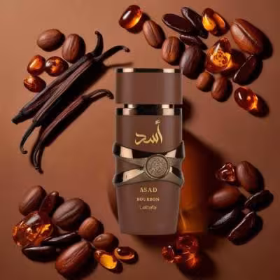 ادکلن لطافه اسد بوربن (قهوه ای) Lattafa Perfumes Asad Bourbon