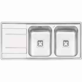 سینک نیمه فانتزی توکار ایلیا استیل مدل 4063