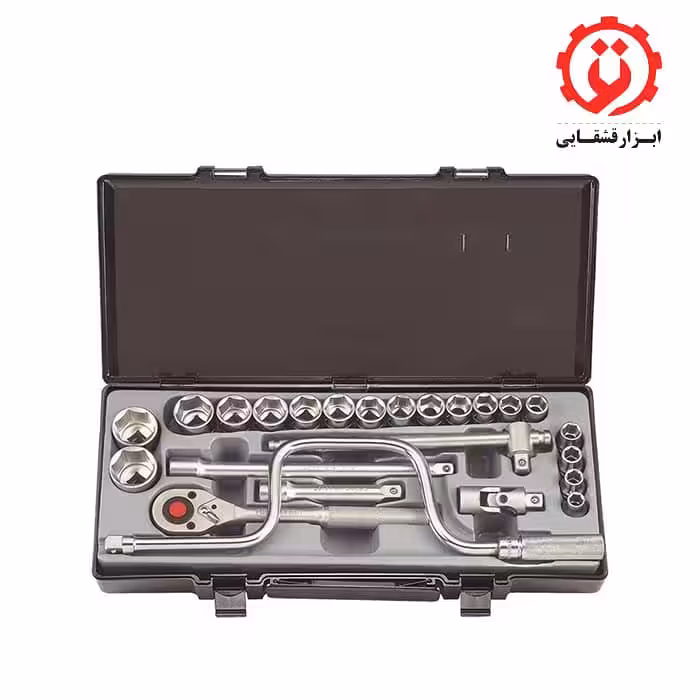 جعبه بکس 1/2 اینچ درایو 24 پارچه 12 پر اینچی فورس مدل 4245SM-9