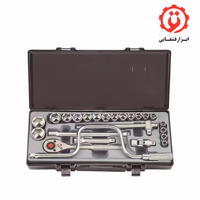 جعبه بکس 1/2 اینچ درایو 24 پارچه 12 پر اینچی فورس مدل 4245SM-9