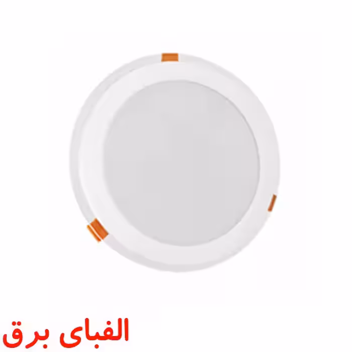 چراغ ال ای دی سقفی 30 وات پارس شعاع توس توکار مدل دایره ای طرح گلاریس