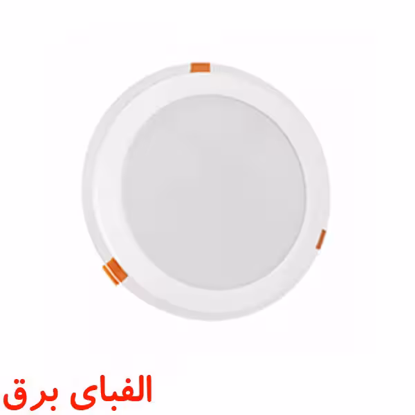 چراغ ال ای دی سقفی 30 وات پارس شعاع توس توکار مدل دایره ای طرح گلاریس