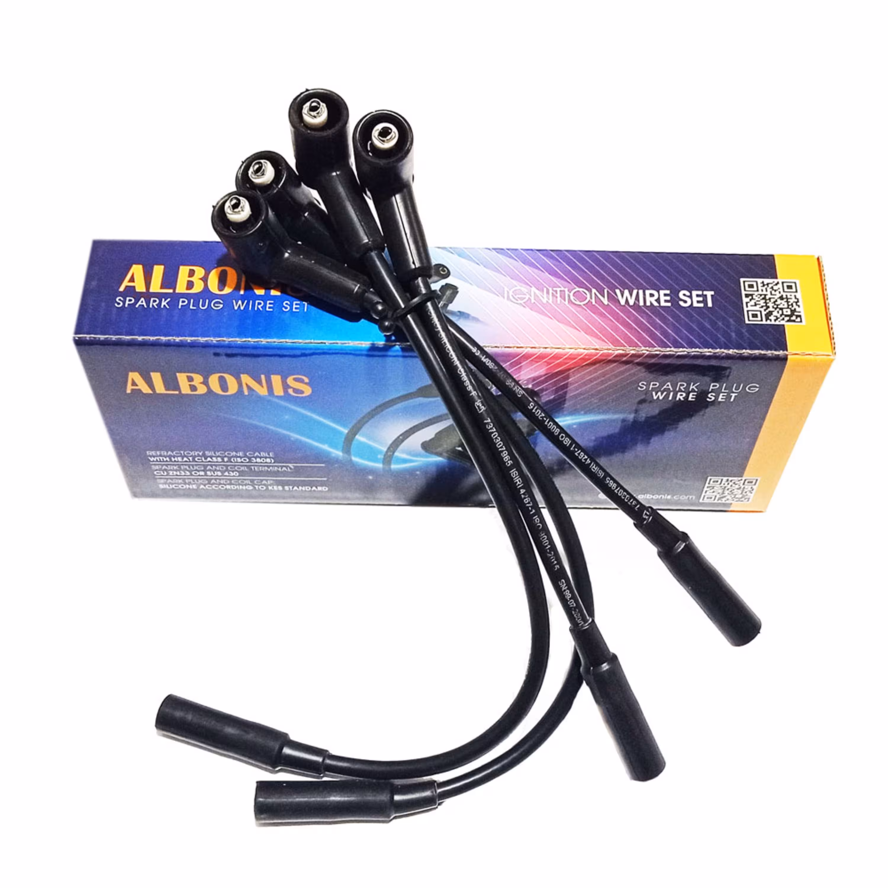 وایر شمع سیلیکونی پیکان روآ آردی آریسان انژکتور تک سوز و دوگانه