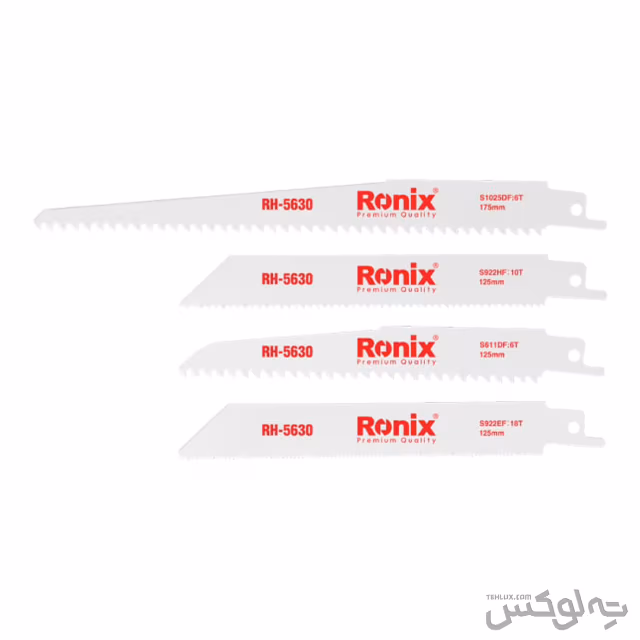 مجموعه 10 عددی تیغ اره افقی‌بر رونیکس مدل RH-5630